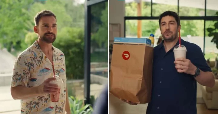 'American Pie' stars Jason Biggs and Seann William Scott take us down memory lane as they reunite in DoorDash ad